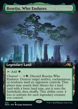Boseiju, Who Endures Kamigawa- Neon Dynasty Bordless